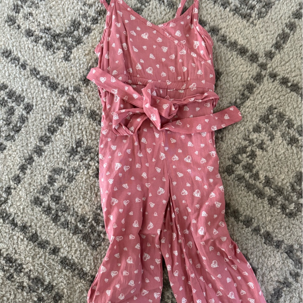 Bailey Blossom pink floral jumpsuit 12-18 month